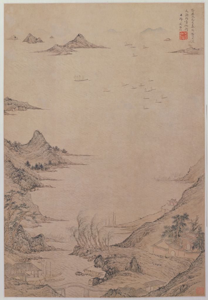 图片[1]-Map Axis of Wen Biren’s Pan the Taihu Lake Lake-China Archive